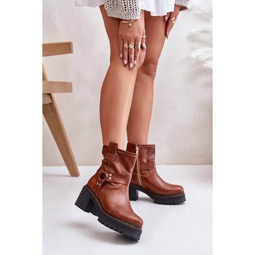 Botki Lewski Shoes ze skóry