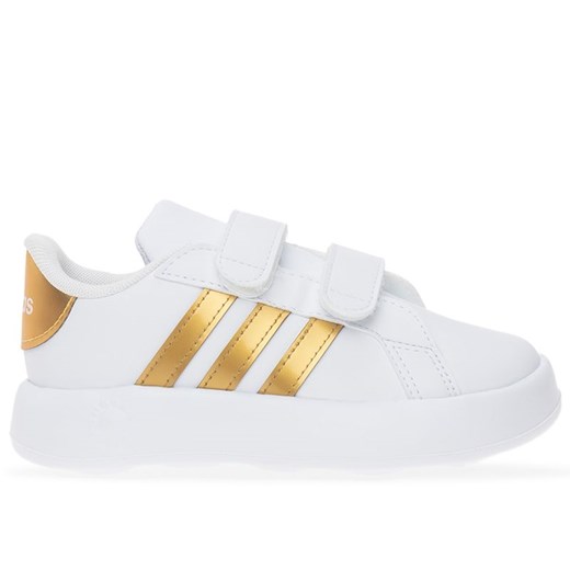 Buty adidas Grand Court 2.0 CF IG6586 - białe ze sklepu streetstyle24.pl w kategorii Buty sportowe dziecięce - zdjęcie 175457212