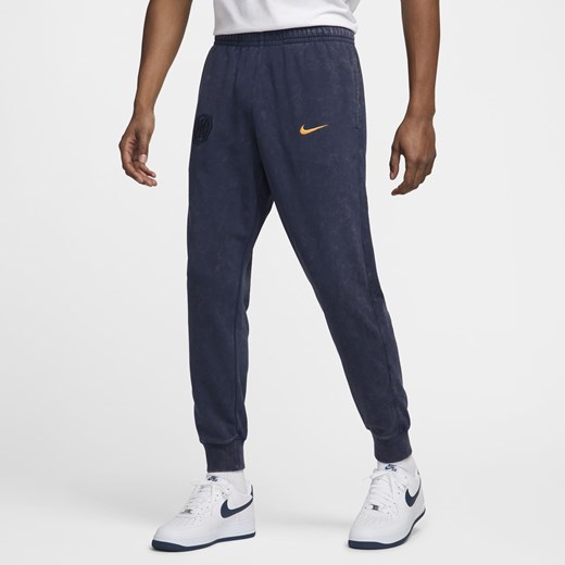 Męskie joggery piłkarskie z dzianiny dresowej Nike Football Inter Mediolan Club Nike S Nike poland
