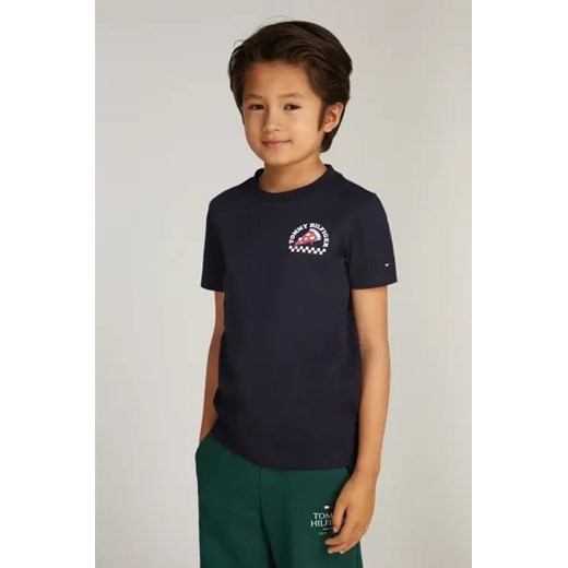 Tommy Hilfiger T-shirt | Regular Fit ze sklepu Gomez Fashion Store w kategorii T-shirty chłopięce - zdjęcie 175475263