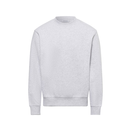 Jack & Jones Bluza męska - JJEurban Mężczyźni Sztuczne włókno biały jednolity ze sklepu vangraaf w kategorii Bluzy męskie - zdjęcie 175475900