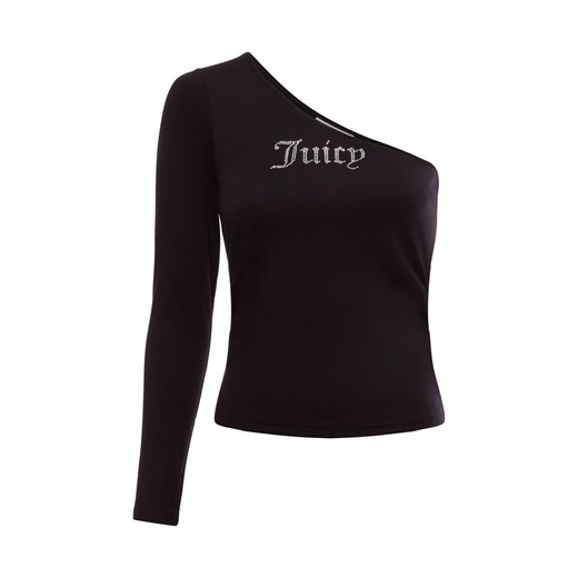 Juicy by Juicy Couture Top damski - Nella Kobiety Modal czarny jednolity ze sklepu vangraaf w kategorii Bluzki damskie - zdjęcie 175475981