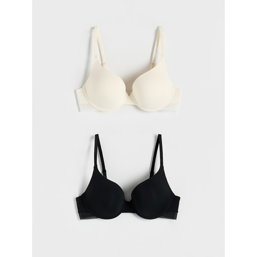 Reserved - Modulowany biustonosz 2 pack - czarny Reserved 80C Reserved