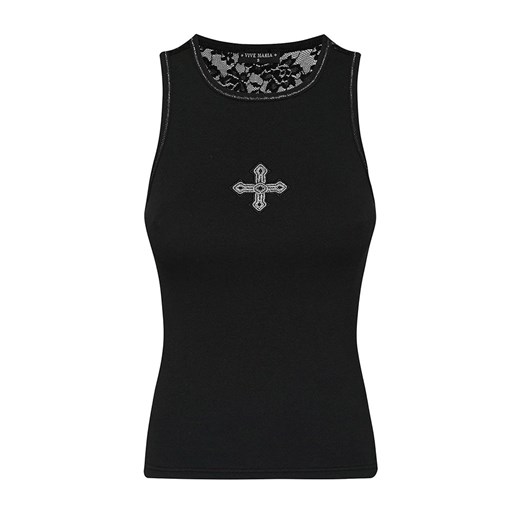 Vive Maria Top &quot;Holy Summer&quot; w kolorze czarnym ze sklepu Limango Polska w kategorii Bluzki damskie - zdjęcie 175477194