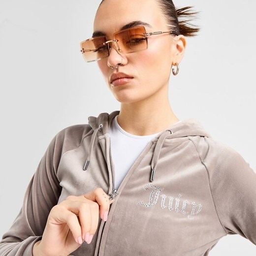 JUICY COUTURE BLUZA ROZPINANA Z KAPTUREM DMNT HOOD Juicy Couture XS JD Sports