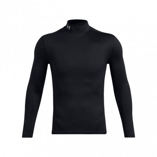Męski longsleeve treningowy Under Armour UA Cg Elite Mock - czarny ze sklepu Sportstylestory.com w kategorii T-shirty męskie - zdjęcie 175480373