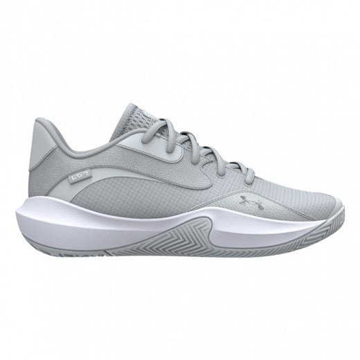 Buty do koszykówki uniseks Under Armour UA Lockdown 7 Low - szare ze sklepu Sportstylestory.com w kategorii Buty sportowe męskie - zdjęcie 175480593
