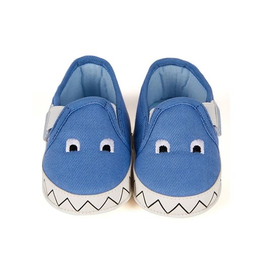 First Step Slippersy "Monster" w kolorze niebieskim First Step 18 okazyjna cena Limango Polska