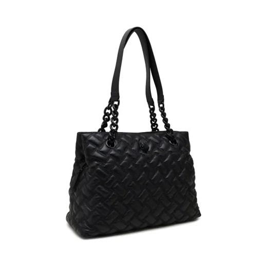 Kurt Geiger Skórzana torebka na ramię 690-KENSINGTON TOTE DR Kurt Geiger One Size Gomez Fashion Store