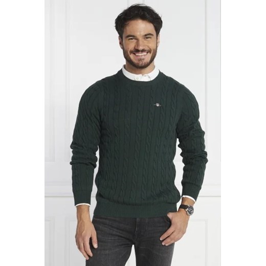 Gant sweter męski zielony 