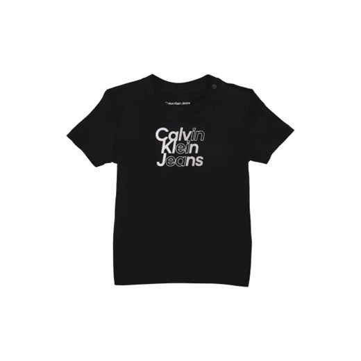 CALVIN KLEIN JEANS T-shirt | Regular Fit ze sklepu Gomez Fashion Store w kategorii Bluzki dziewczęce - zdjęcie 175484673