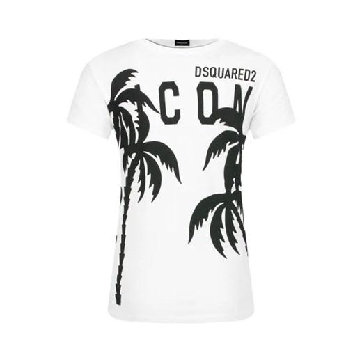 Dsquared2 T-shirt | Regular Fit ze sklepu Gomez Fashion Store w kategorii Bluzki dziewczęce - zdjęcie 175484784