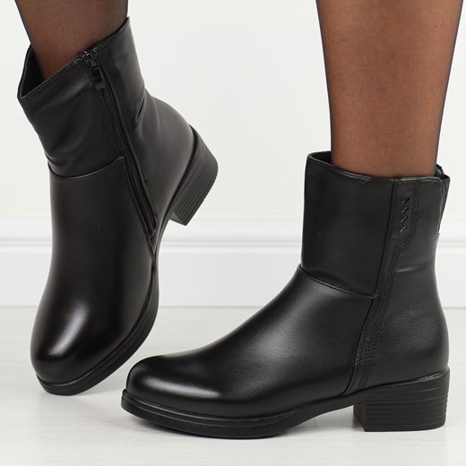 Czarne wysokie botki damskie Filo Donna Z24-39 ze sklepu suzana.pl w kategorii Botki - zdjęcie 175485321