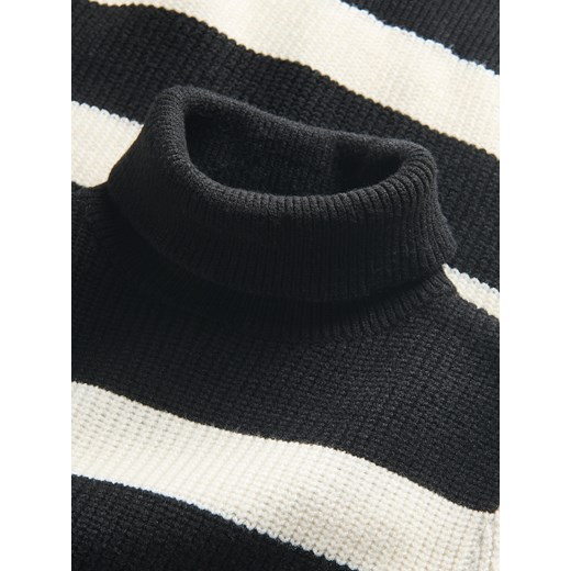 Reserved - Dzianinowa sukienka w paski - wielobarwny Reserved 122 (6-7 lat) Reserved