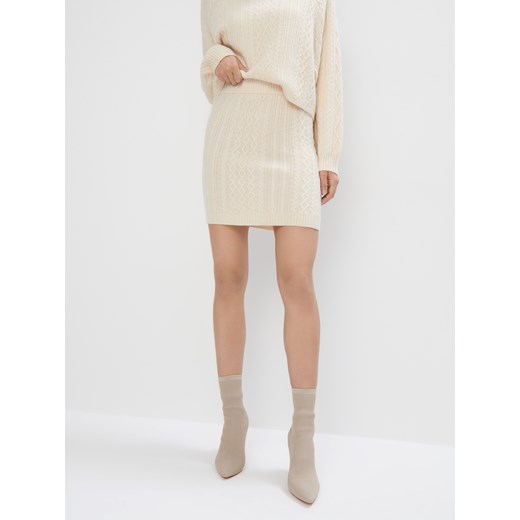Mohito spódnica beżowa mini 