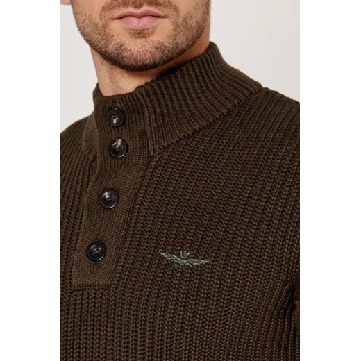 Aeronautica Militare Sweter | Regular Fit Aeronautica Militare L Gomez Fashion Store okazyjna cena