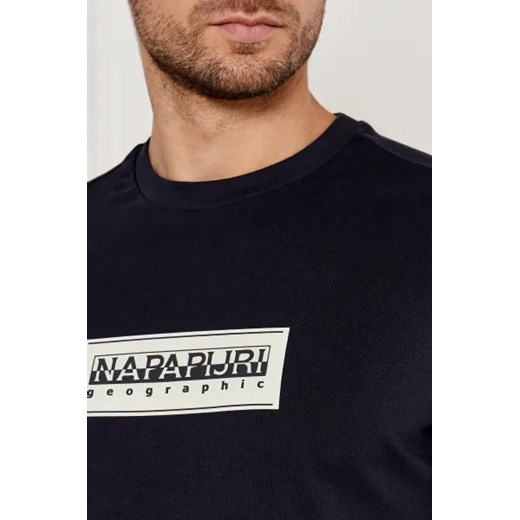 Napapijri t-shirt męski z długim rękawem 
