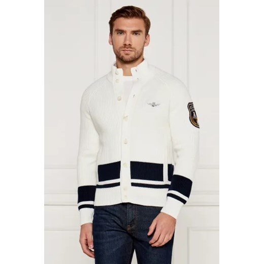 Aeronautica Militare Kardigan | Regular Fit ze sklepu Gomez Fashion Store w kategorii Swetry męskie - zdjęcie 175496452