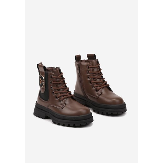 Born2be buty zimowe dziecięce na zimę sznurowane 