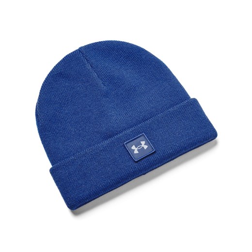 Chłopięca czapka zimowa Under Armour Youth Halftime Beanie - niebieska ze sklepu Sportstylestory.com w kategorii Czapki dziecięce - zdjęcie 175500110