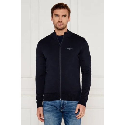 Aeronautica Militare Kardigan | Regular Fit ze sklepu Gomez Fashion Store w kategorii Swetry męskie - zdjęcie 175501881