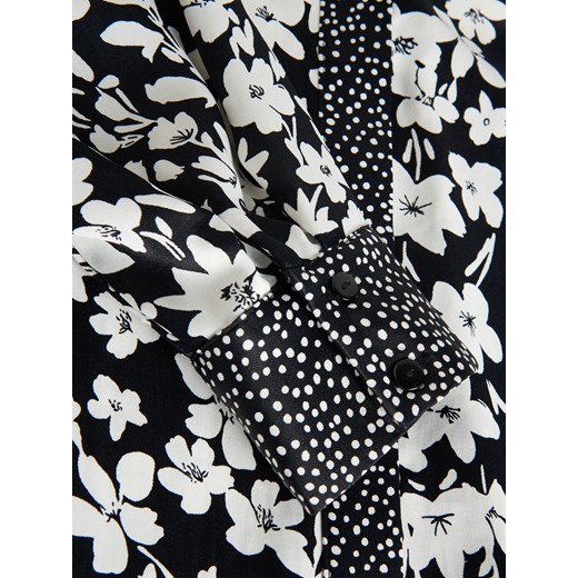 Reserved - Wiskozowa koszula ze wzorem - wielobarwny Reserved XS Reserved