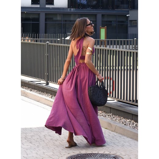 Komplet muślinowy Ross śliwka M forseti.net.pl