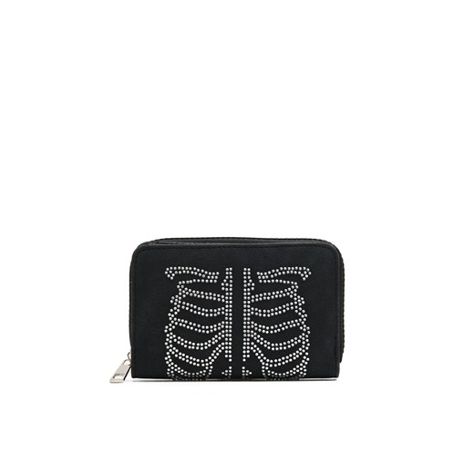 Cropp - Portfel z cekinową aplikacją - czarny ze sklepu Cropp w kategorii Portfele damskie - zdjęcie 175506543
