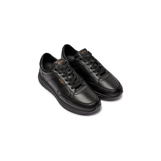 Buty sportowe męskie BOSS HUGO ze skóry