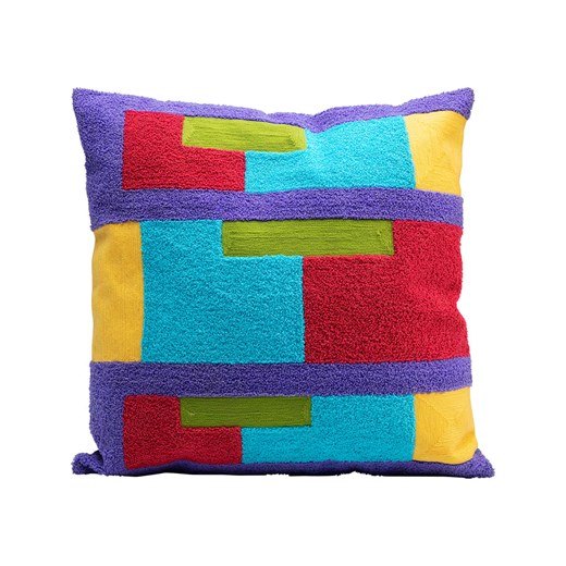 Kare Poduszka &quot;Madrid&quot; ze wzorem - 45 x 45 cm ze sklepu Limango Polska w kategorii Poduszki dekoracyjne - zdjęcie 175510600