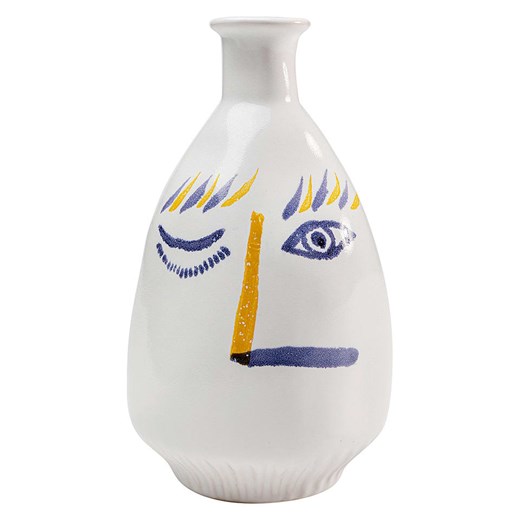 Kare Wazon &quot;Art Face Colore&quot; w kolorze białym - wys. 23 cm ze sklepu Limango Polska w kategorii Wazony - zdjęcie 175510631