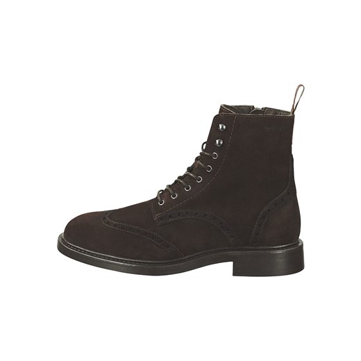 GANT Footwear Skórzane botki &quot;Millbro&quot; w kolorze brązowym ze sklepu Limango Polska w kategorii Buty zimowe męskie - zdjęcie 175510853