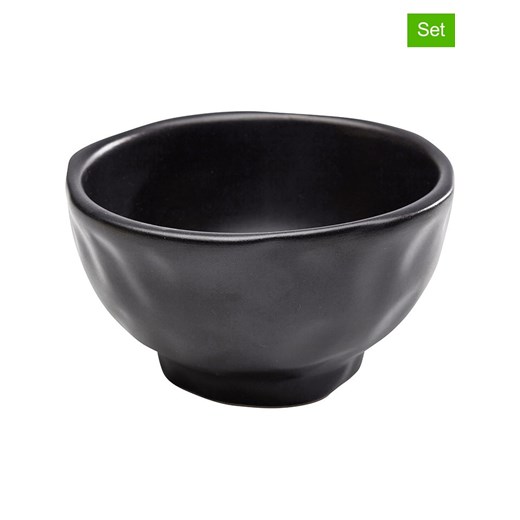 Kare Miski (4 szt.) &quot;Organic&quot; w kolorze czarnym - Ø 15 cm ze sklepu Limango Polska w kategorii Miski - zdjęcie 175511611