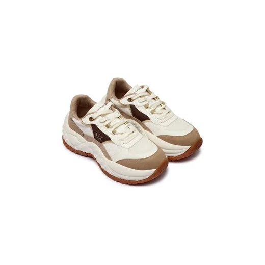 Buty sportowe damskie Armani Exchange sneakersy z tkaniny