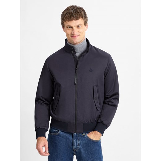 Marc O'Polo Bluza męska Mężczyźni granatowy jednolity ze sklepu vangraaf w kategorii Bluzy męskie - zdjęcie 175516484
