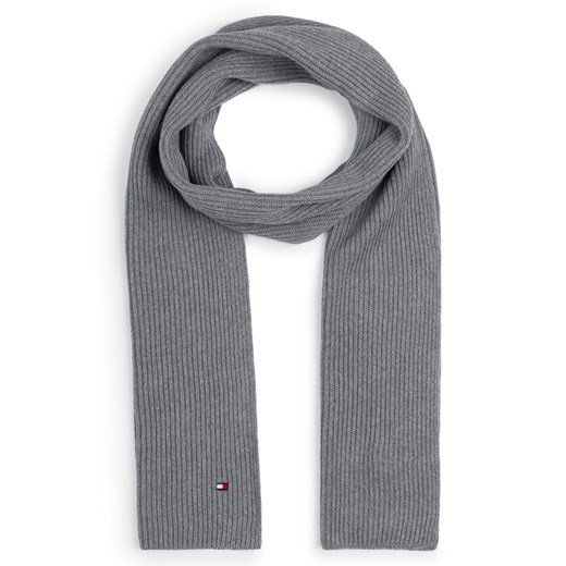 Tommy Hilfiger Szalik męski Mężczyźni Bawełna jasny szary jednolity ze sklepu vangraaf w kategorii Szaliki męskie - zdjęcie 175516524