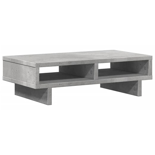 Nadstawka na monitor z przegródkami beton - Izora ze sklepu Edinos.pl w kategorii Meble biurowe - zdjęcie 175517191