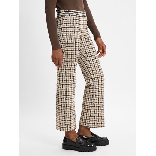 Cambio Spodnie - Faith Kobiety czekoladowy w kratkę Cambio 40 okazyjna cena vangraaf
