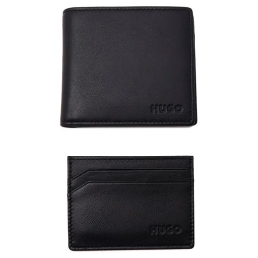 HUGO Skórzany portfel + etui na karty GBHM ze sklepu Gomez Fashion Store w kategorii Etui - zdjęcie 175522033