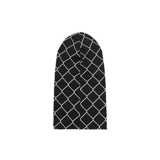 Cropp - Dzianinowa kominiarka z nadrukiem - biały Cropp Uniwersalny Cropp