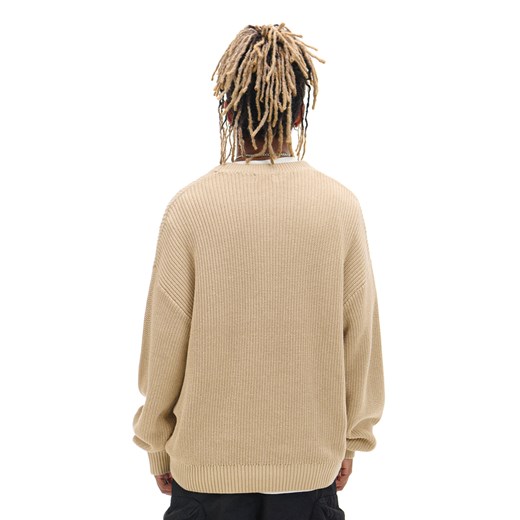 Cropp - Żakardowy beżowy sweter - beżowy Cropp XS Cropp