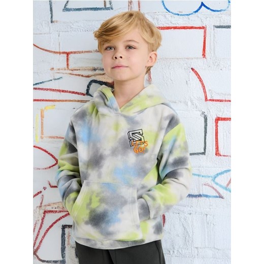 Sinsay - Bluza polarowa tie dye - wielobarwny ze sklepu Sinsay w kategorii Bluzy chłopięce - zdjęcie 175524184