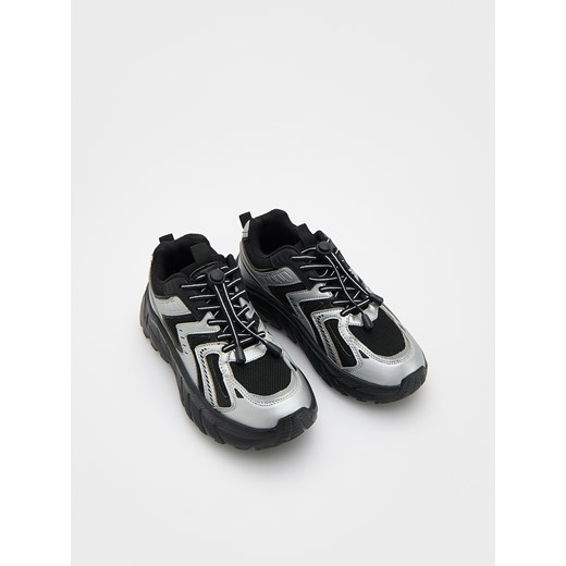 Reserved - Sneakersy na grubej podeszwie - czarny Reserved 38 Reserved