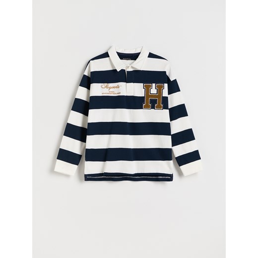 Reserved - Koszulka longsleeve Harry Potter - złamana biel ze sklepu Reserved w kategorii T-shirty chłopięce - zdjęcie 175525004