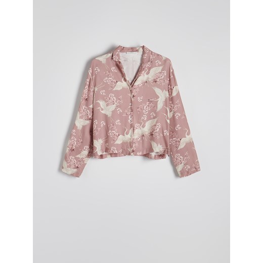 Reserved - Góra od piżamy - brudny róż Reserved XXL Reserved