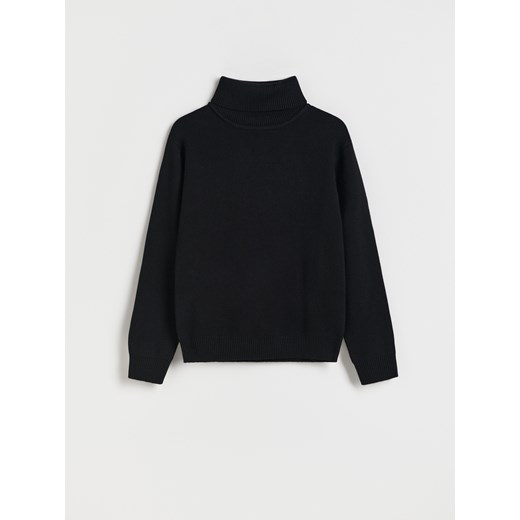 Reserved - Sweter z wiskozą - czarny ze sklepu Reserved w kategorii Swetry chłopięce - zdjęcie 175525433