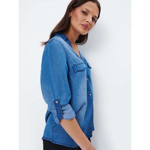 Mohito - Jeansowa koszula - niebieski Mohito 42 Mohito