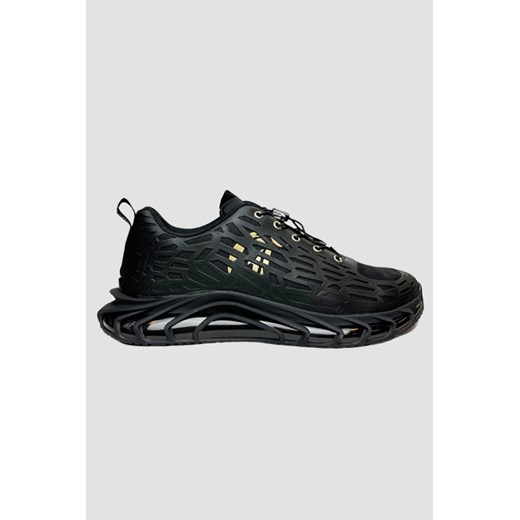 JUST CAVALLI Czarne sneakersy FONDO LETO DIS. 3, Rozmiar 42 ze sklepu outfit.pl w kategorii Buty sportowe męskie - zdjęcie 175527132