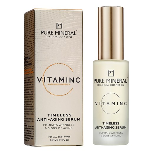 PURE MINERAL Serum anti-aging "Vitamin C Timeless" - 30 ml Pure Mineral onesize wyprzedaż Limango Polska