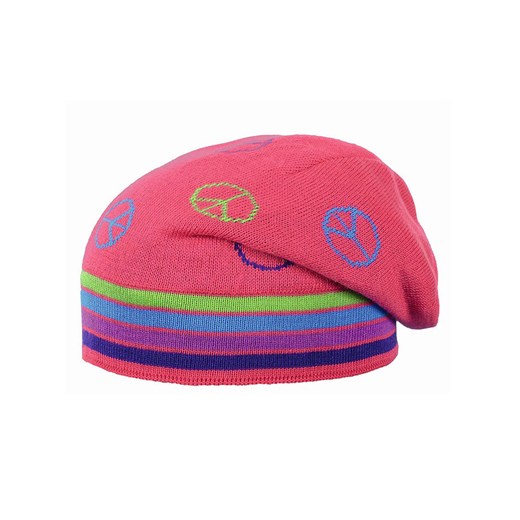 Döll Czapka beanie w kolorze różowym ze wzorem ze sklepu Limango Polska w kategorii Czapki dziecięce - zdjęcie 175532111
